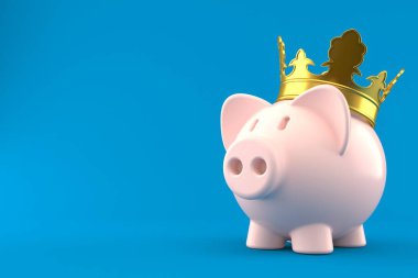 taç ile Piggy banka