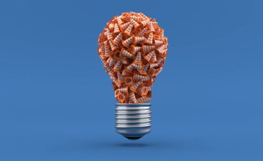 Ampul şeklinde trafik konileri