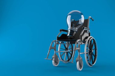 Tekerlekli sandalyede ampul