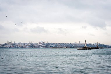 Istanbul cityscape kış