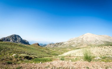 Türkiye'de kırsal dağ manzarası