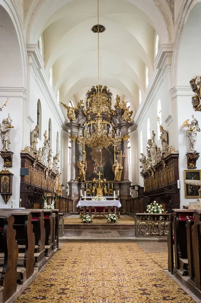 Church of St. Jacob the Elder in Zbraslav, Czech Republic — Stock Photo, Image
