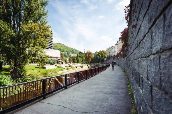 Karlovy Vary veya Carlsbad'da western Bohemia, Çek Cumhuriyeti