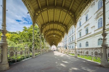 Karlovy Vary veya Carlsbad'da western Bohemia, Çek Cumhuriyeti