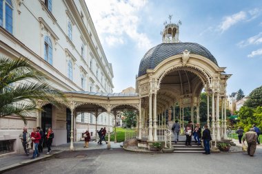Karlovy Vary veya Carlsbad'da western Bohemia, Çek Cumhuriyeti