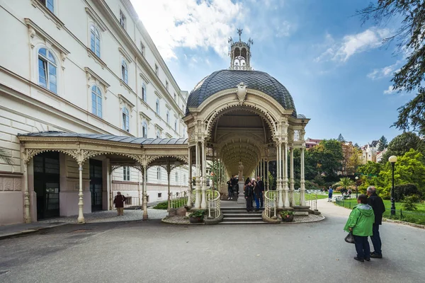 Karlovy Vary veya Carlsbad'da western Bohemia, Çek Cumhuriyeti