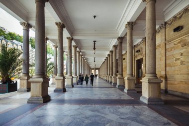 Karlovy Vary veya Carlsbad'da western Bohemia, Çek Cumhuriyeti