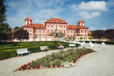 Çek Cumhuriyeti Prag 'daki Troja Sarayı