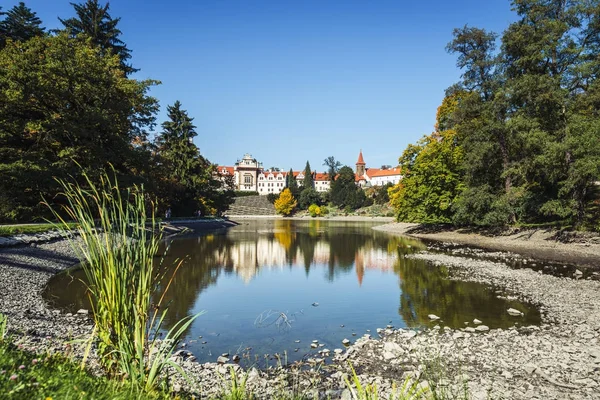 Pruhonice Chateau dan Park di Republik Ceko — Stok Foto