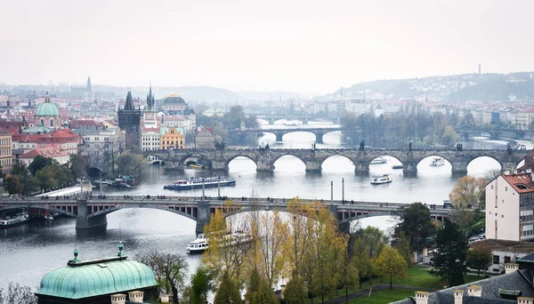 布拉格，捷克共和国的桥梁 — 图库照片