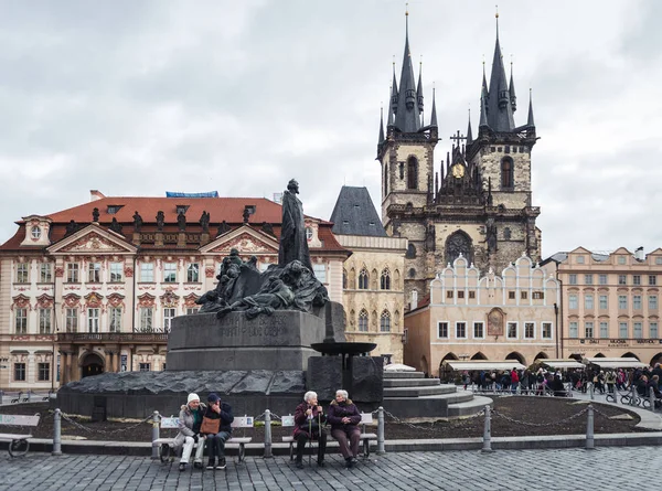 Реконструкция ратуши в Фегуге, Чехия — стоковое фото