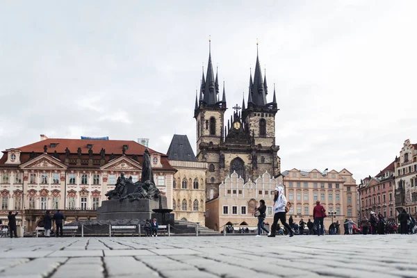 Old Town square in Prague, Czech Republic — Stock Photo, Image