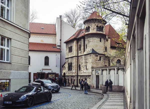 Klausová synagoga v židovské čtvrti v Praze, Česká republika — Stock fotografie