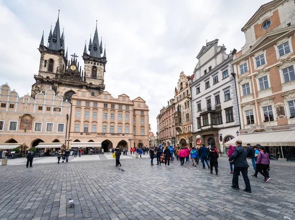 Староместская площадь в Праге, Чехия — стоковое фото