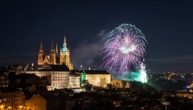 Gece, Saint Vitus Katedrali Çek Cumhuriyeti Prag