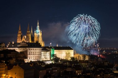 Gece, Saint Vitus Katedrali Çek Cumhuriyeti Prag