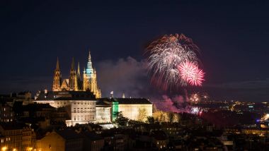 Gece, Saint Vitus Katedrali Çek Cumhuriyeti Prag