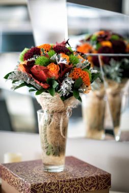 Sonbahar düğün için buket