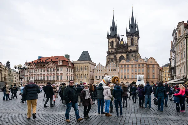 Staroměstské náměstí v Praze, Česká republika — Stock fotografie