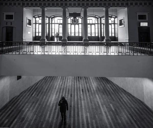 Hall i Prags centralstation — Stockfoto