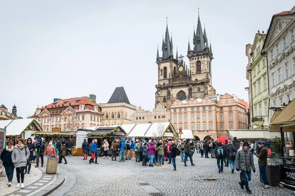 Prague Easter Markets on Old Town Square — Stock Photo, Image