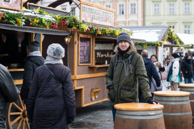 Prag Paskalya piyasalar eski şehir Meydanı