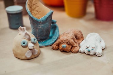 Clay çocuklar el sanatları