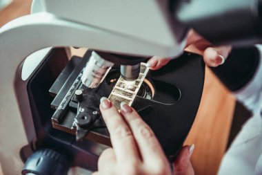 Analiz mikroskop altında incelenmesi