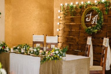 Düğün ahşap tarzı