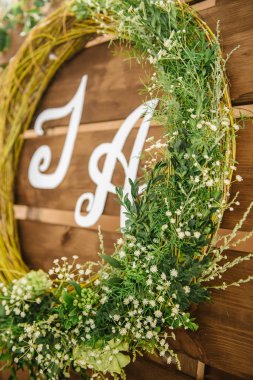 Düğün ahşap tarzı