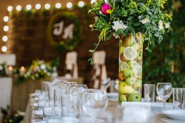 Düğün ahşap tarzı