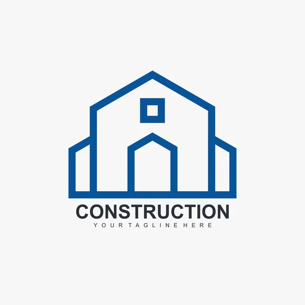 Home Construction Élément Logo — Image vectorielle