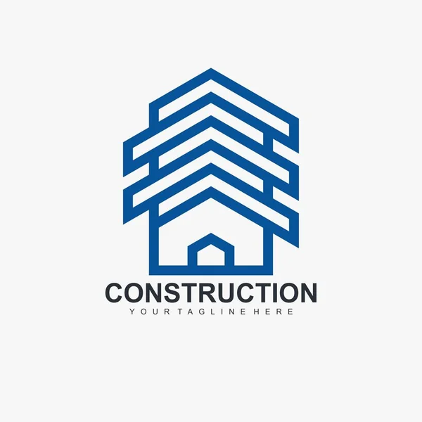 Home Construction Élément Logo — Image vectorielle