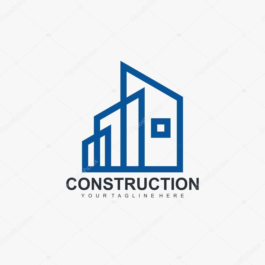 Home construction logo element.