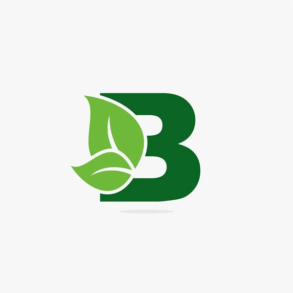 Ilustracja Logo List Liść Zielony — Wektor stockowy