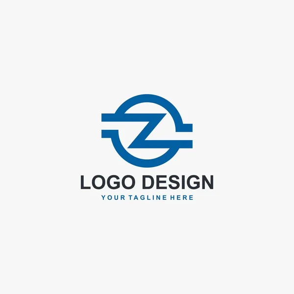 Lettre Vecteur Conception Logo Illustration Logo Monogramme Type — Image vectorielle