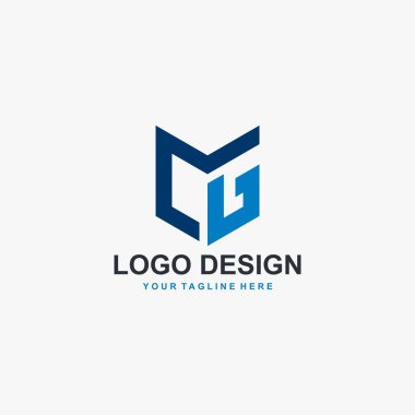 MLG logo tasarım vektörü. Monogram ML, MG, MLG logo tasarımı.