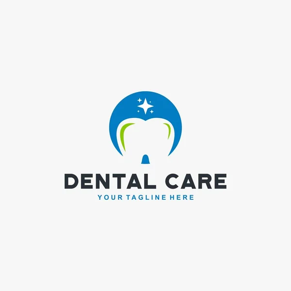 Вектор Дизайна Логотипа Дантиста Абстрактный Дизайн Стоматологической Помощи — стоковый вектор