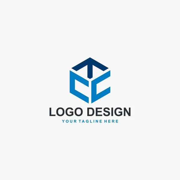 Diseño Del Logo Del Edificio Logotipo Del Esquema Letras Letra — Vector de stock