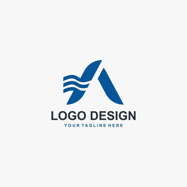 Brev Monogram Logotyp Design Vektor Utformning Typsnitt — Stock vektor