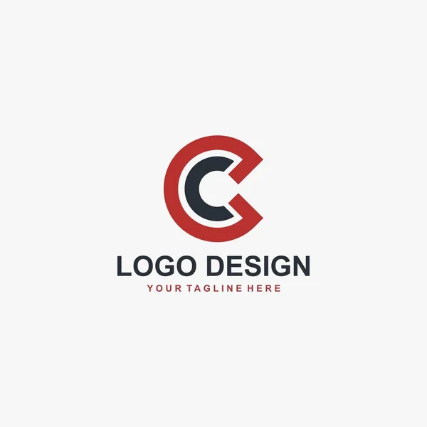 Letra Logo Diseño Vector — Archivo Imágenes Vectoriales