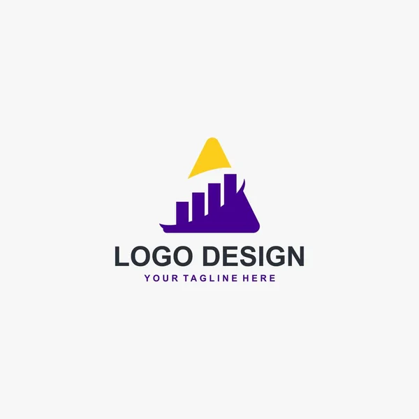 Vetor Design Logotipo Gerenciamento Propriedade Logotipo Imobiliário — Vetor de Stock