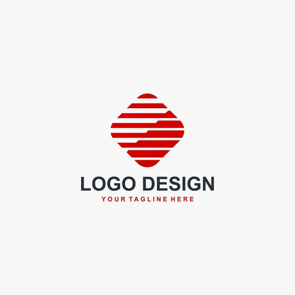 Technology Digital Logo Design Vector — Wektor stockowy