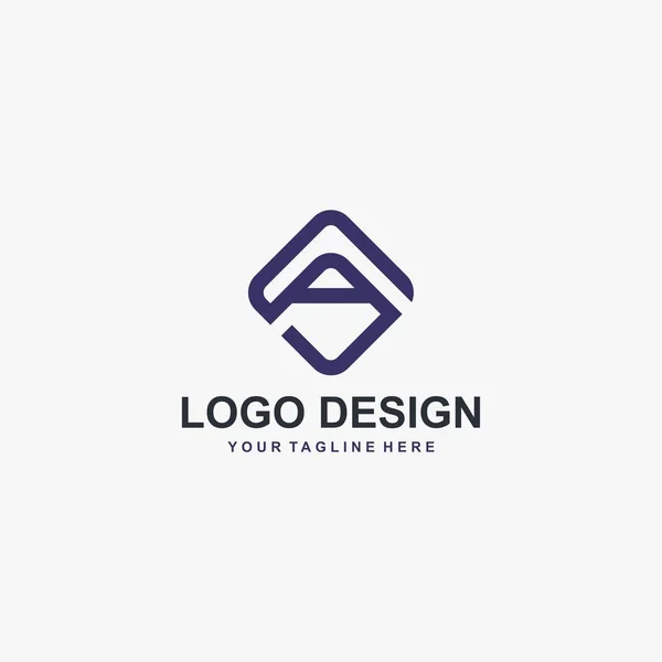 Letter Initial Logo Design Vector — Stock Vector