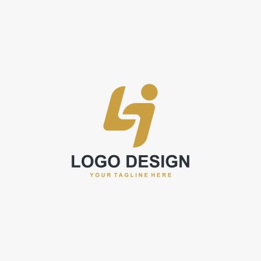 LI logo tasarım vektörü. Soyut yazı tipi logosu tasarımı.