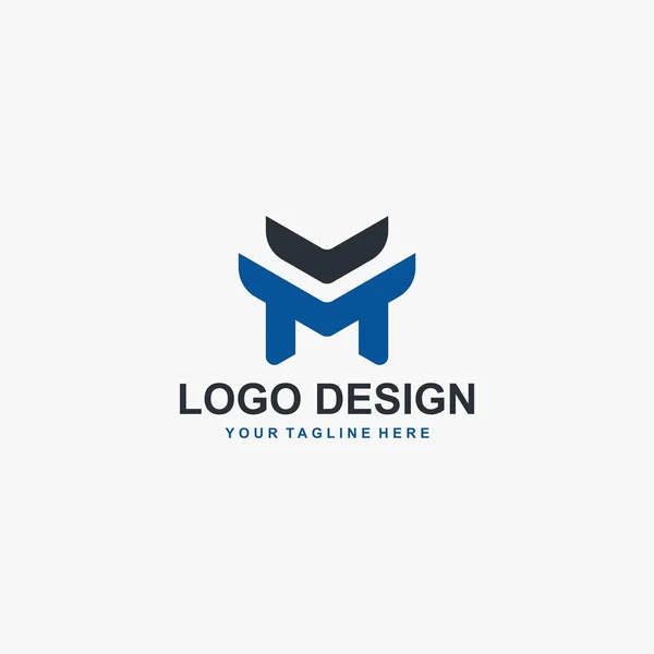 Letra Logo Design Sign Template Text Illustration Design Vector Concepto — Archivo Imágenes Vectoriales