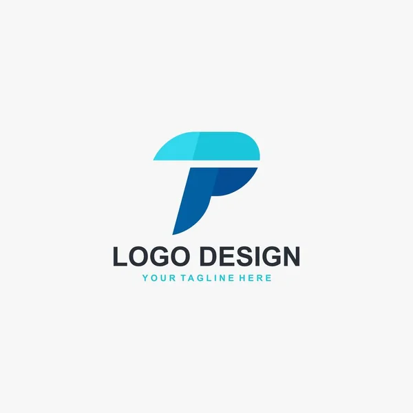 Carta Vetor Design Logotipo Monograma Tipo Logotipo Conceito Ilustração Design — Vetor de Stock