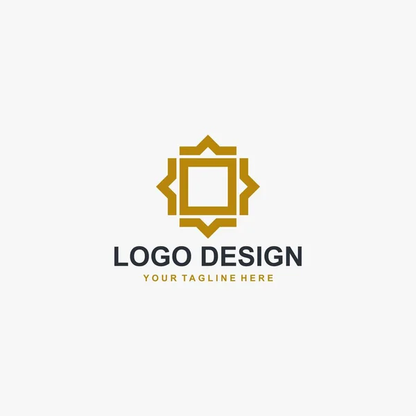 Дизайн Логотипа Исламского Орнамента Векторная Иллюстрация Арабского Шаблона — стоковый вектор