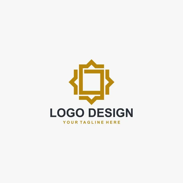 Diseño Del Logotipo Del Ornamento Islámico Ilustración Vectorial Plantilla Árabe — Vector de stock