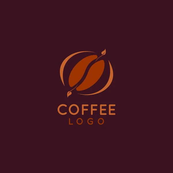 Diseño Del Logotipo Del Café Vector Diseño Del Logotipo Bebidas — Vector de stock